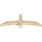 Ekena Millwork Bellingham Smooth Timber Gable Bracket, Douglas Fir, 48"W x 18"H x 3 1/2"D x 3 1/2"F, 9/12 Pitch GBW048X18X0404BEL00SDF - alternate 2
